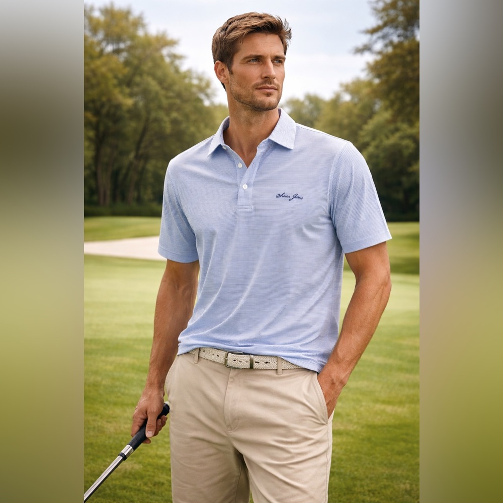 Holderness & Bourne San Jose Polo XL Golf Performance Blue White